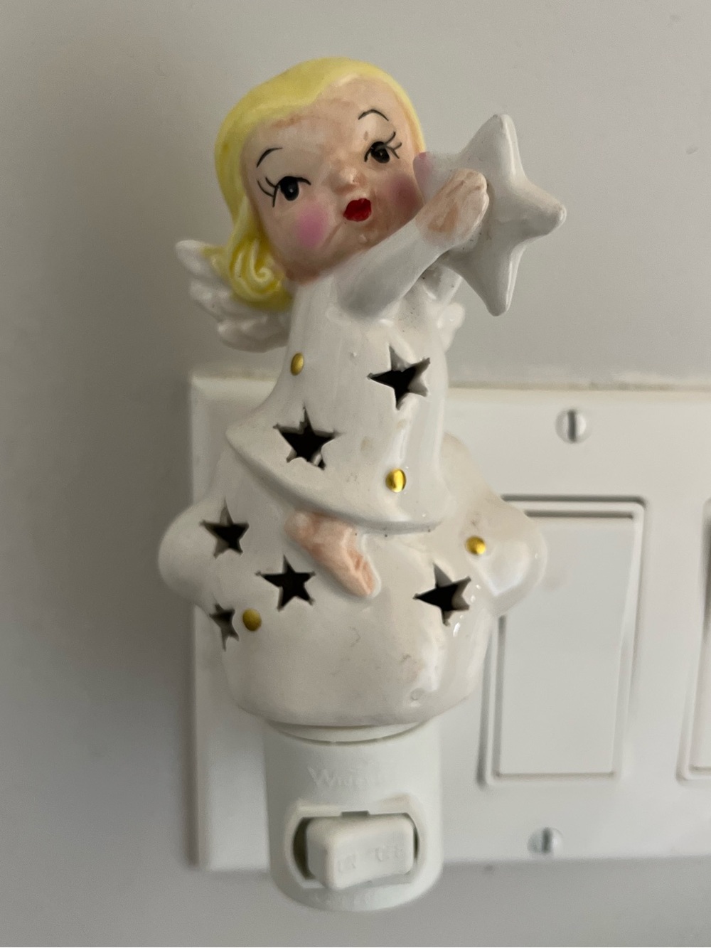 Porcelain Angel Night Light - Picture 2 of 5